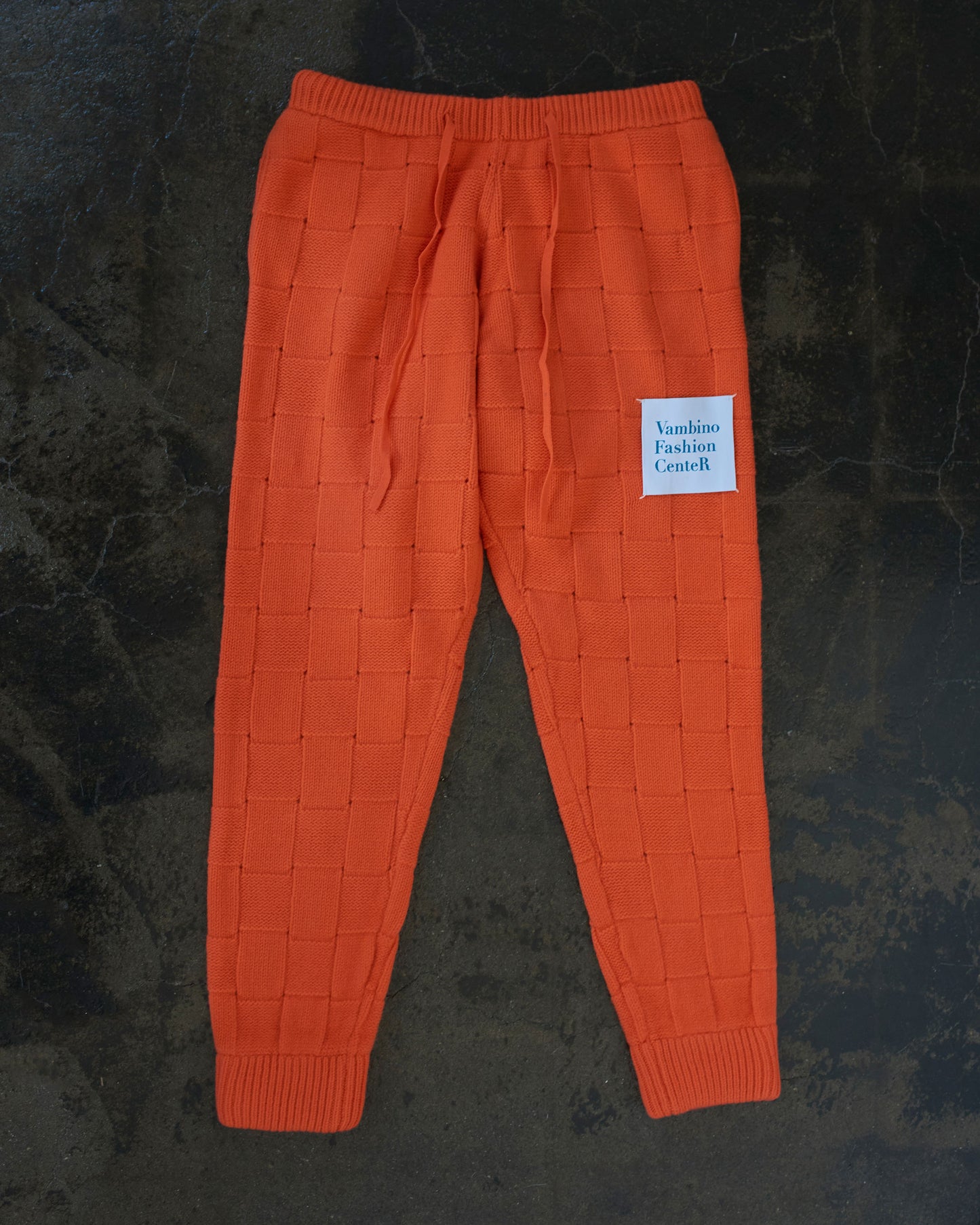 CHESS KNIT PANTS