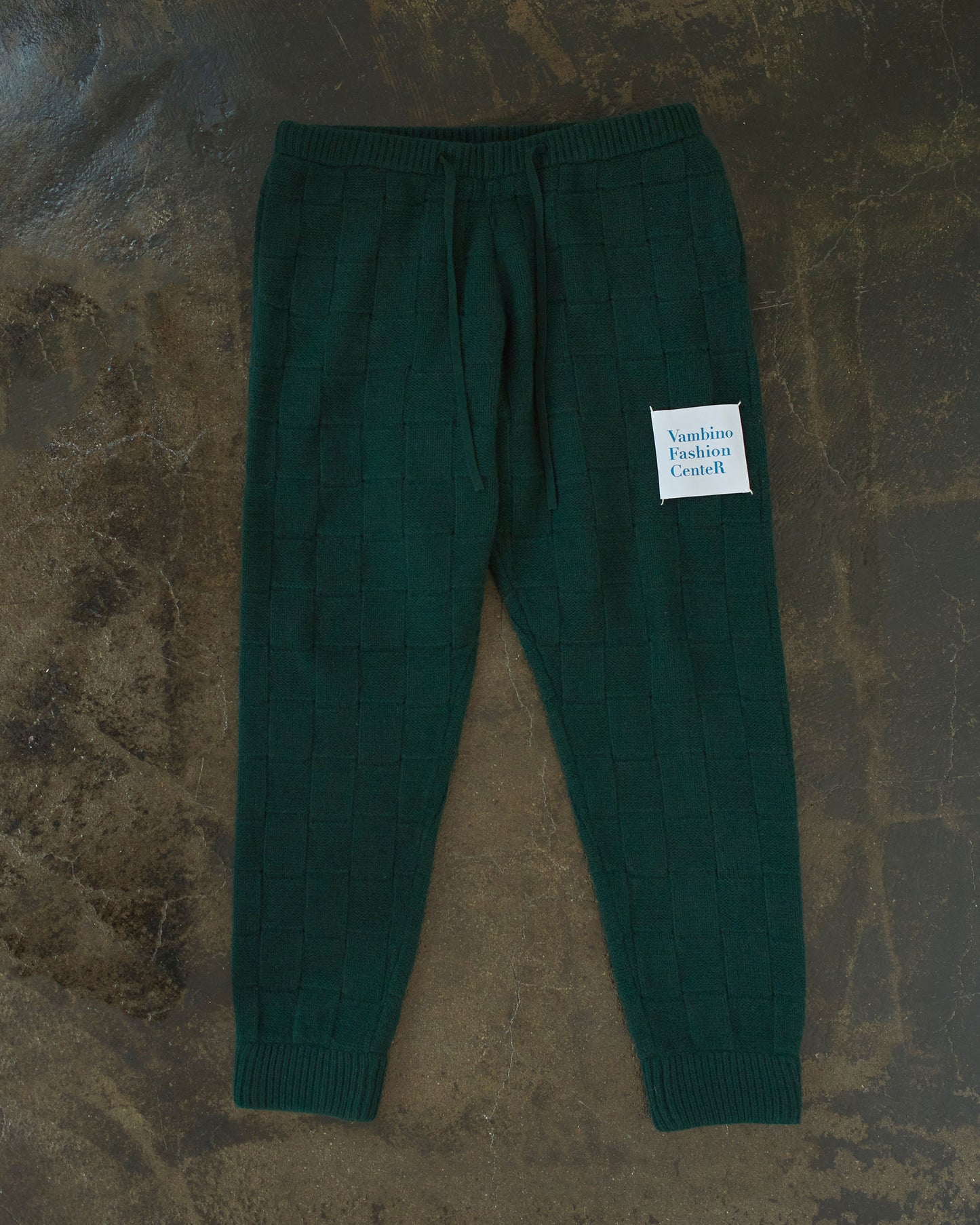 CHESS KNIT PANTS